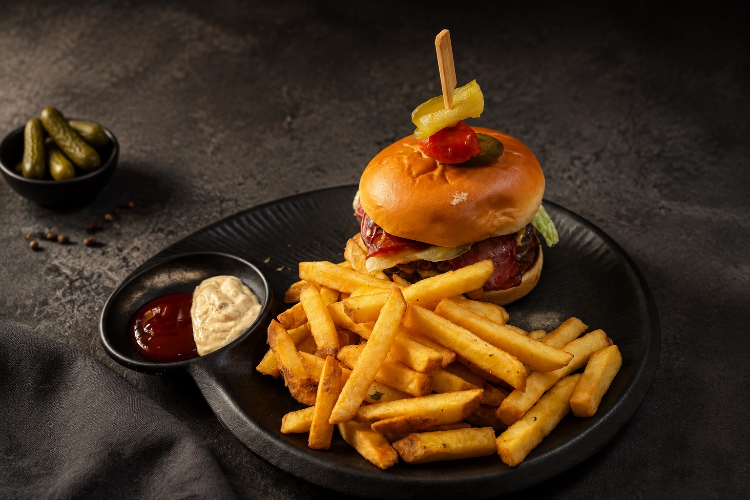 Burger & Fries